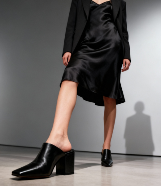 Elegant Woman in Black