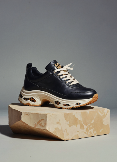 Stylish Sneaker on Pedestal